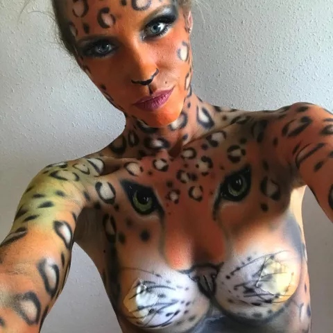 Bodypainting Tiger